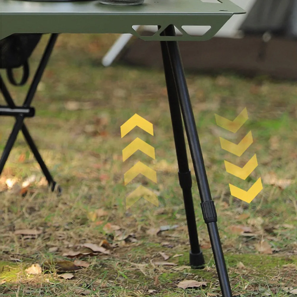 Outdoor Furniture Diy - Inklapbare campingtafelpoten, in hoogte verstelbaar, opvouwbare