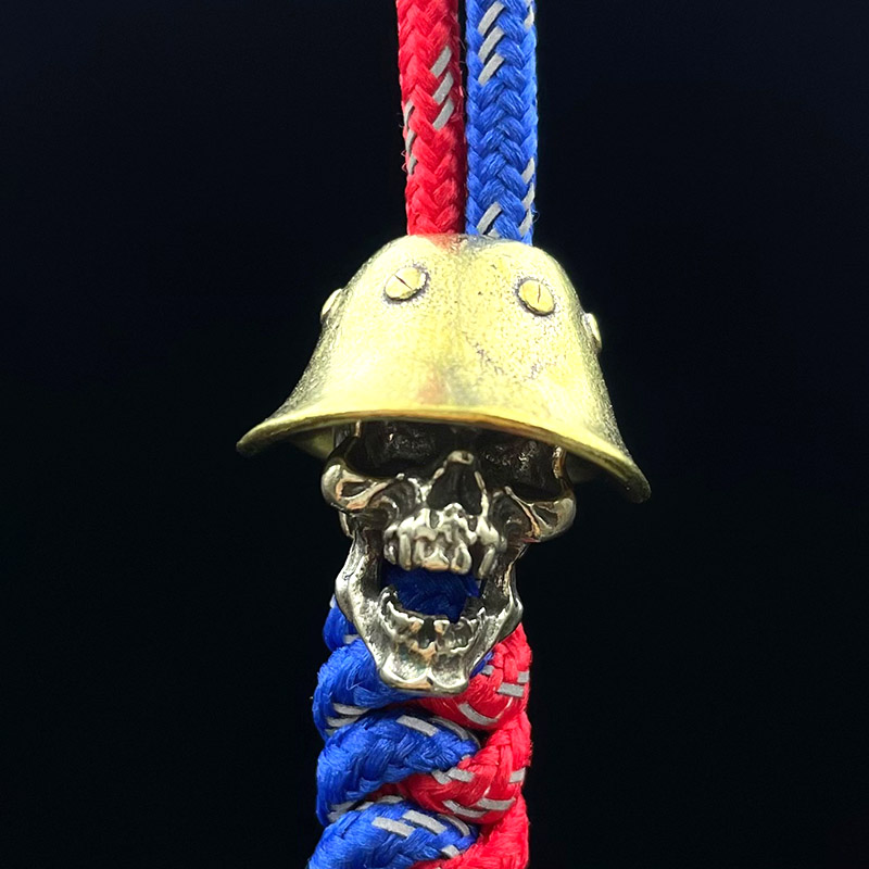 Outdoor Furniture Diy - Death Skull Soldier Bullet Helm Messing