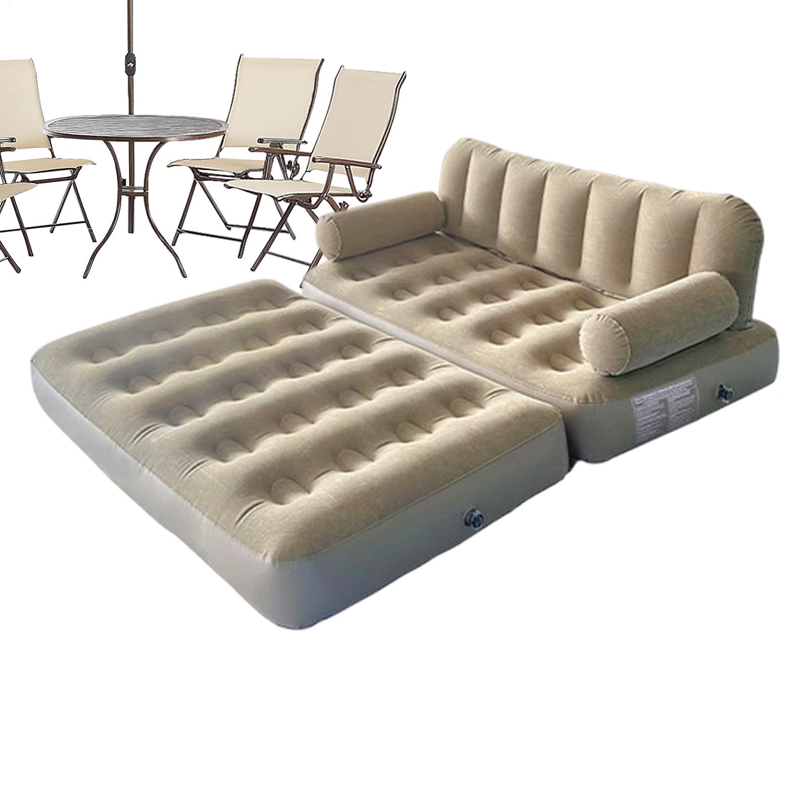 Outdoor Daybed Furniture - Opblaasbare luchtbank met luchtpomp, opklapbaar bed,