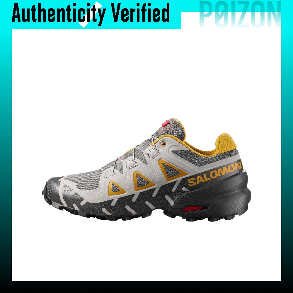 Salomon Shoes Speedcross 6 - SALOMON Speedcross 6 trailrunningschoenen, uniseks, grijs,