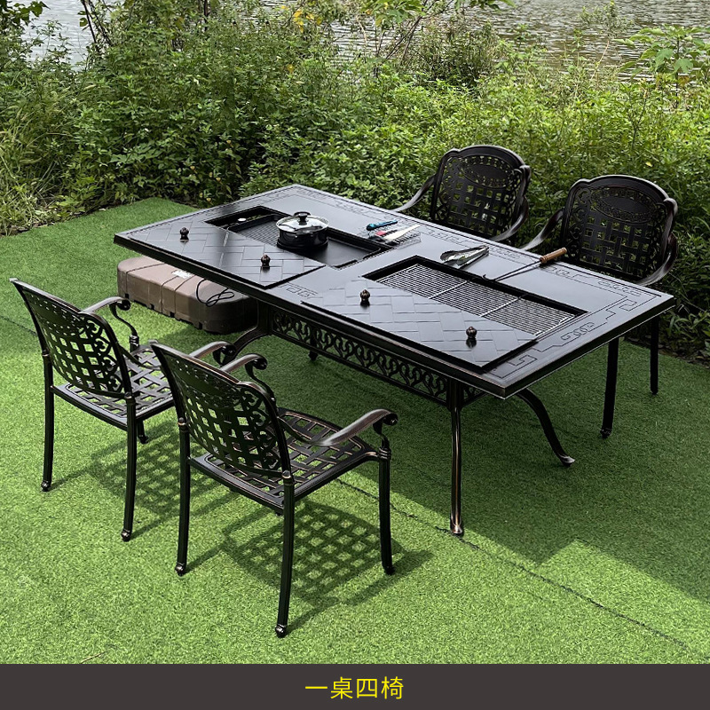 Outdoor Furniture Wood - Terras, tuin, balkon, binnenplaats, recreatievilla, tafel