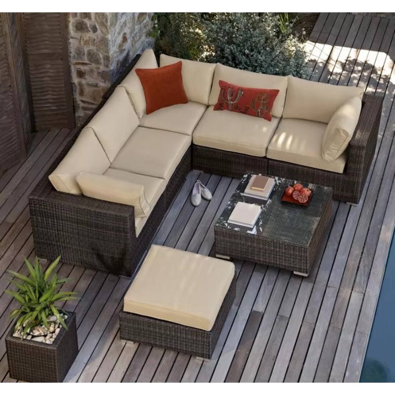6-persoons kleine tuin section - Outdoor Furniture Luxury recensie en prijs