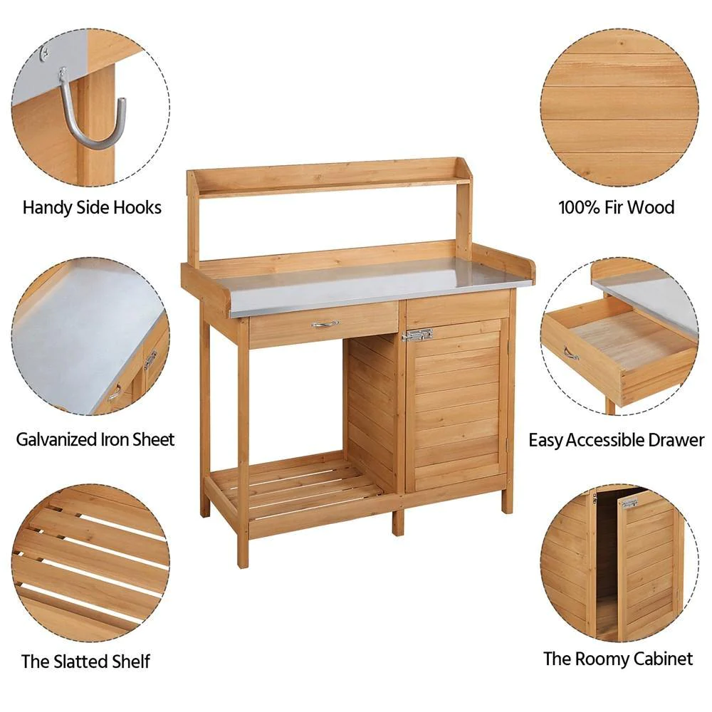 Buitenwerktafel van massief ho - Outdoor Furniture Wood recensie en prijs