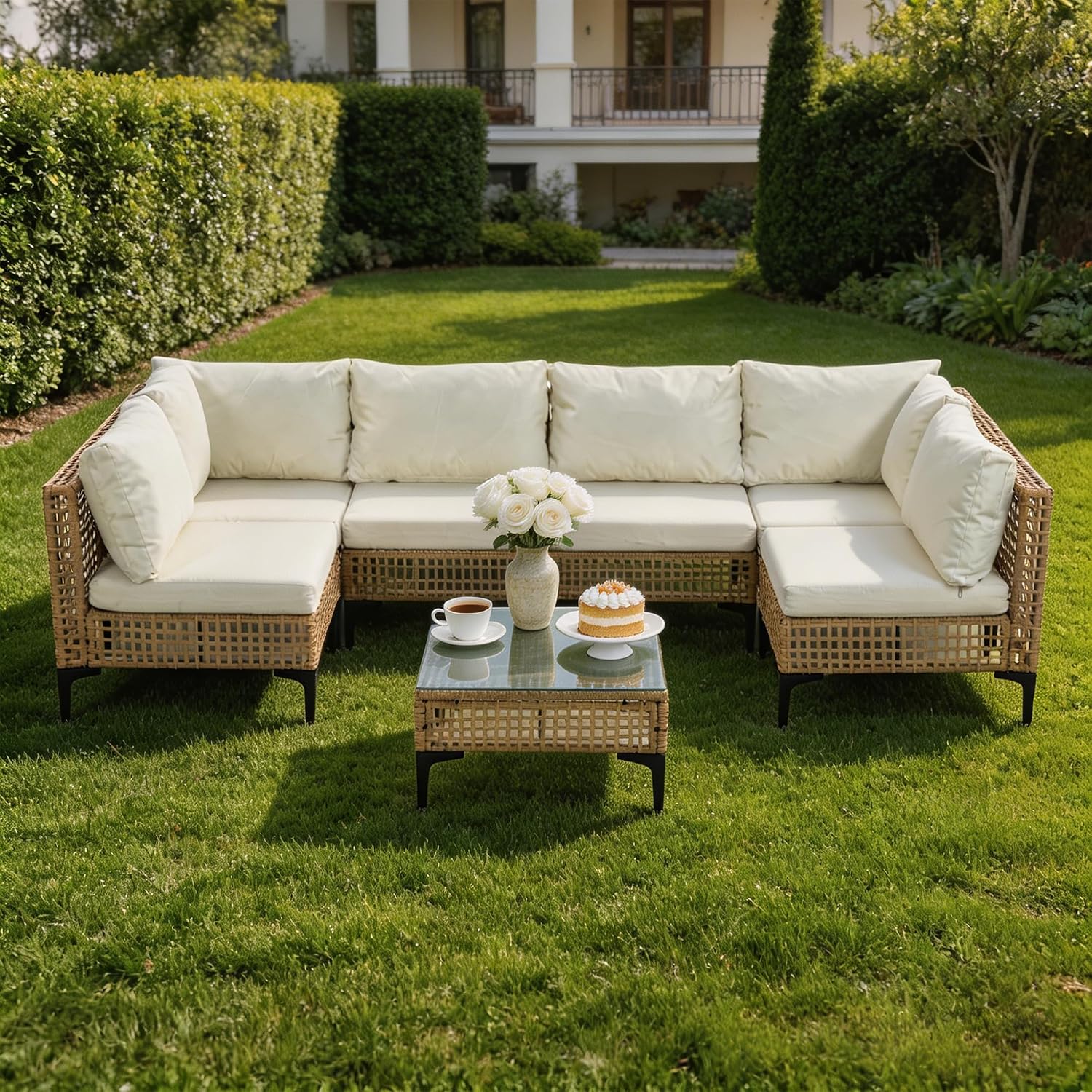 7-delige buitenmeubelenset van - Outdoor Furniture Luxury recensie en prijs