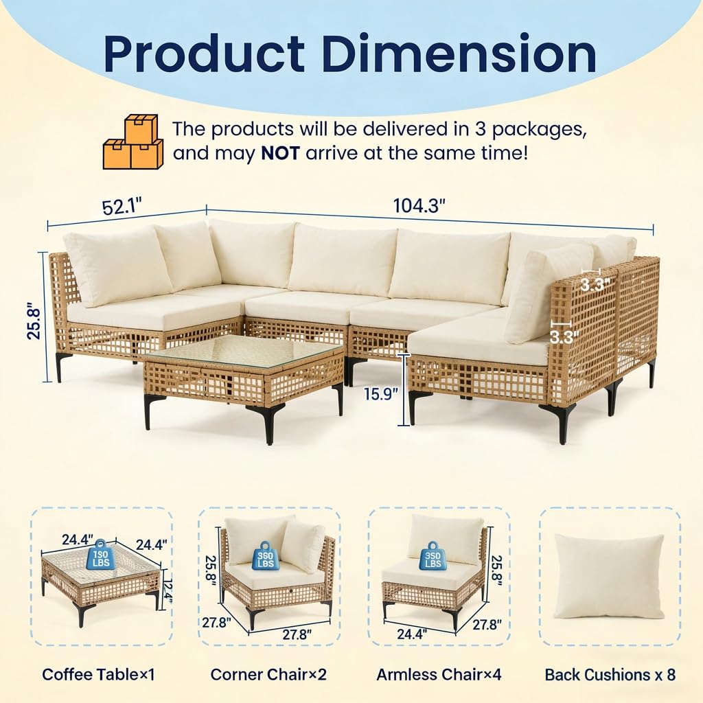 7-delige buitenmeubelenset van - Outdoor Furniture Luxury recensie en prijs