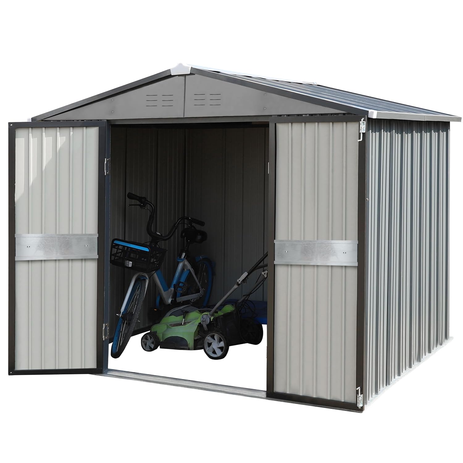 10' x 10' Buitenberging met du - Outdoor Furniture Metal recensie en prijs