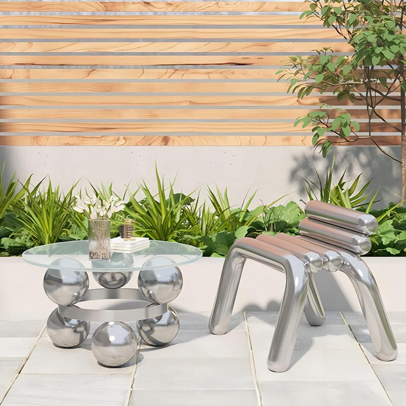 Roestvrijstalen stoel, lichte  - Outdoor Furniture Luxury recensie en prijs