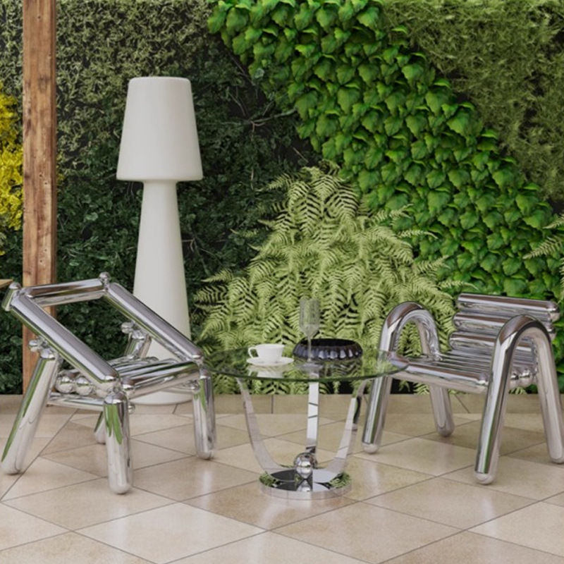 Roestvrijstalen stoel, lichte  - Outdoor Furniture Luxury recensie en prijs