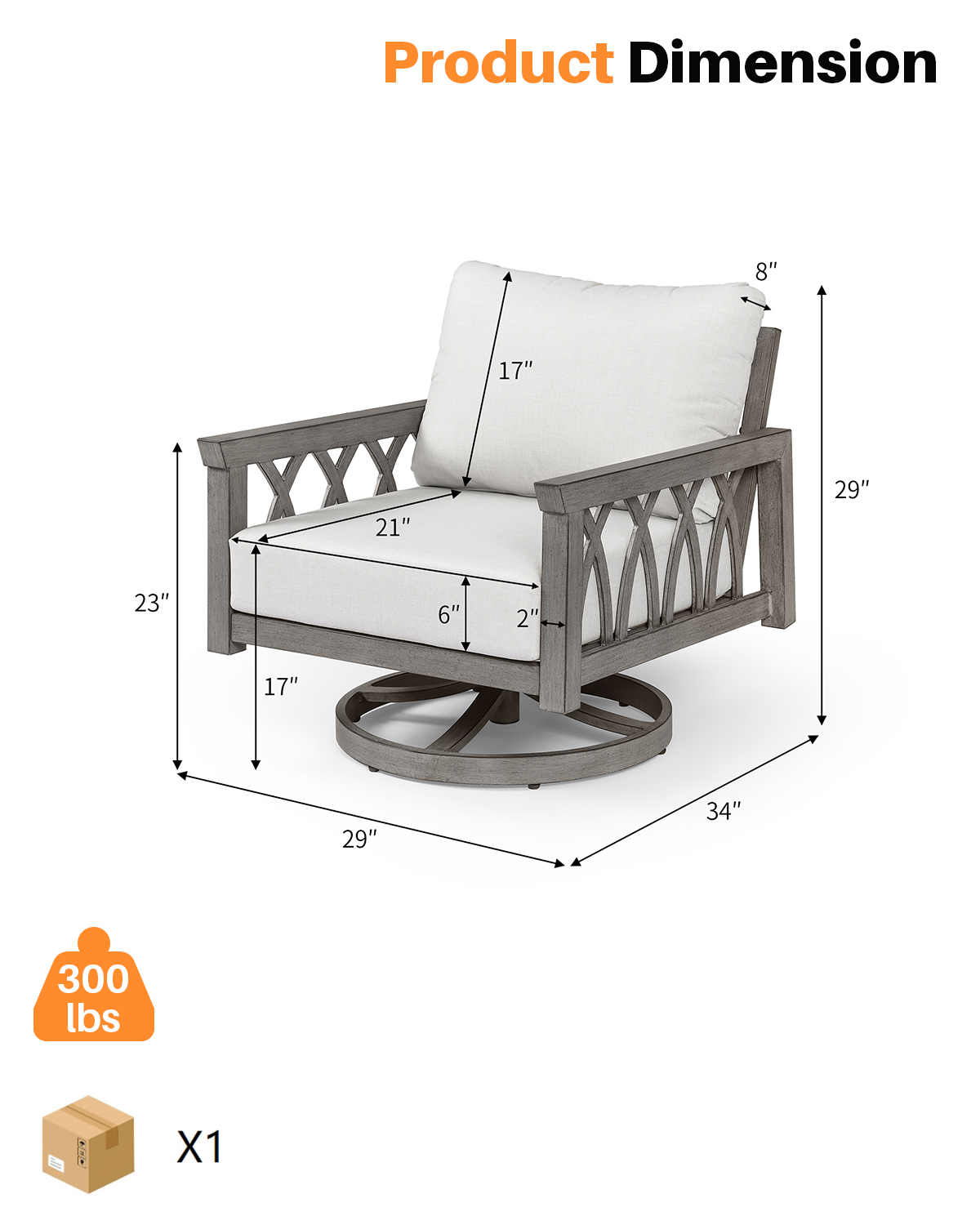 SeeHill draaibare aluminium fa - Outdoor Furniture Metal Chairs recensie en prijs