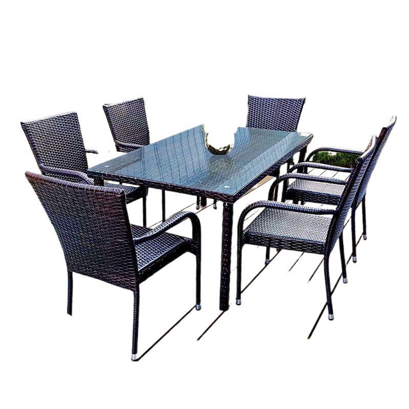 Outdoor rotan tafels en stoele - Outdoor Furniture Metal recensie en prijs