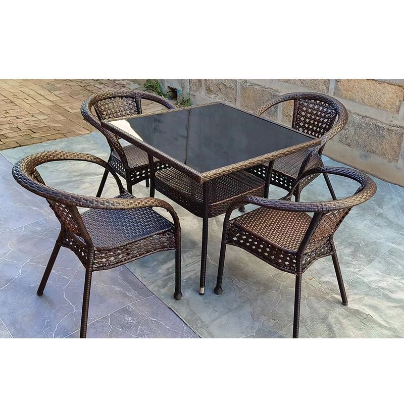 Outdoor rotan tafels en stoele - Outdoor Furniture Metal recensie en prijs