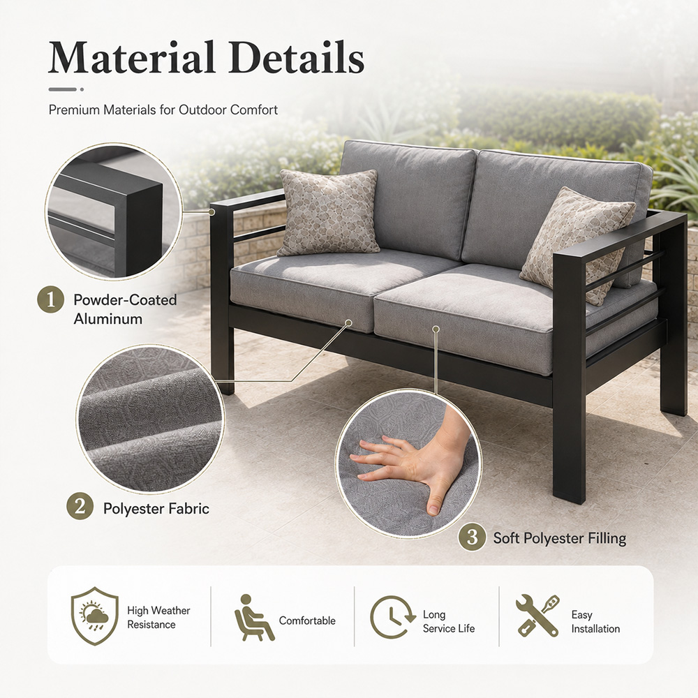 Moderne luxe aluminium tuinmeu - Outdoor Furniture Luxury recensie en prijs