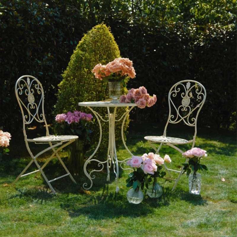 Franse vintage ijzeren tafel e - Outdoor Furniture Metal Chairs recensie en prijs
