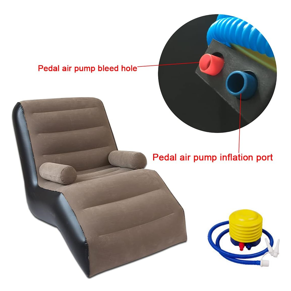 Opvouwbare luie bank, opblaasb - Outdoor Daybed Furniture recensie en prijs