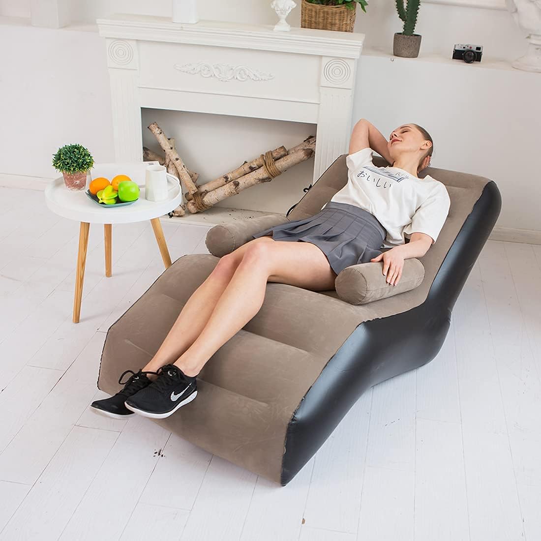 Opvouwbare luie bank, opblaasb - Outdoor Daybed Furniture recensie en prijs